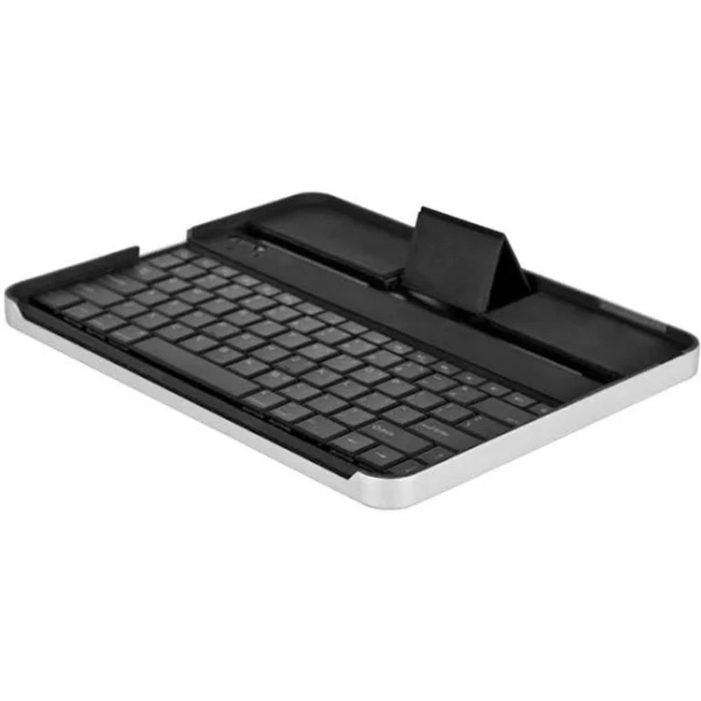 ZAGG mate Bluetooth Black & Aluminum Keyboard w/Stand for Tablets & Smartphones